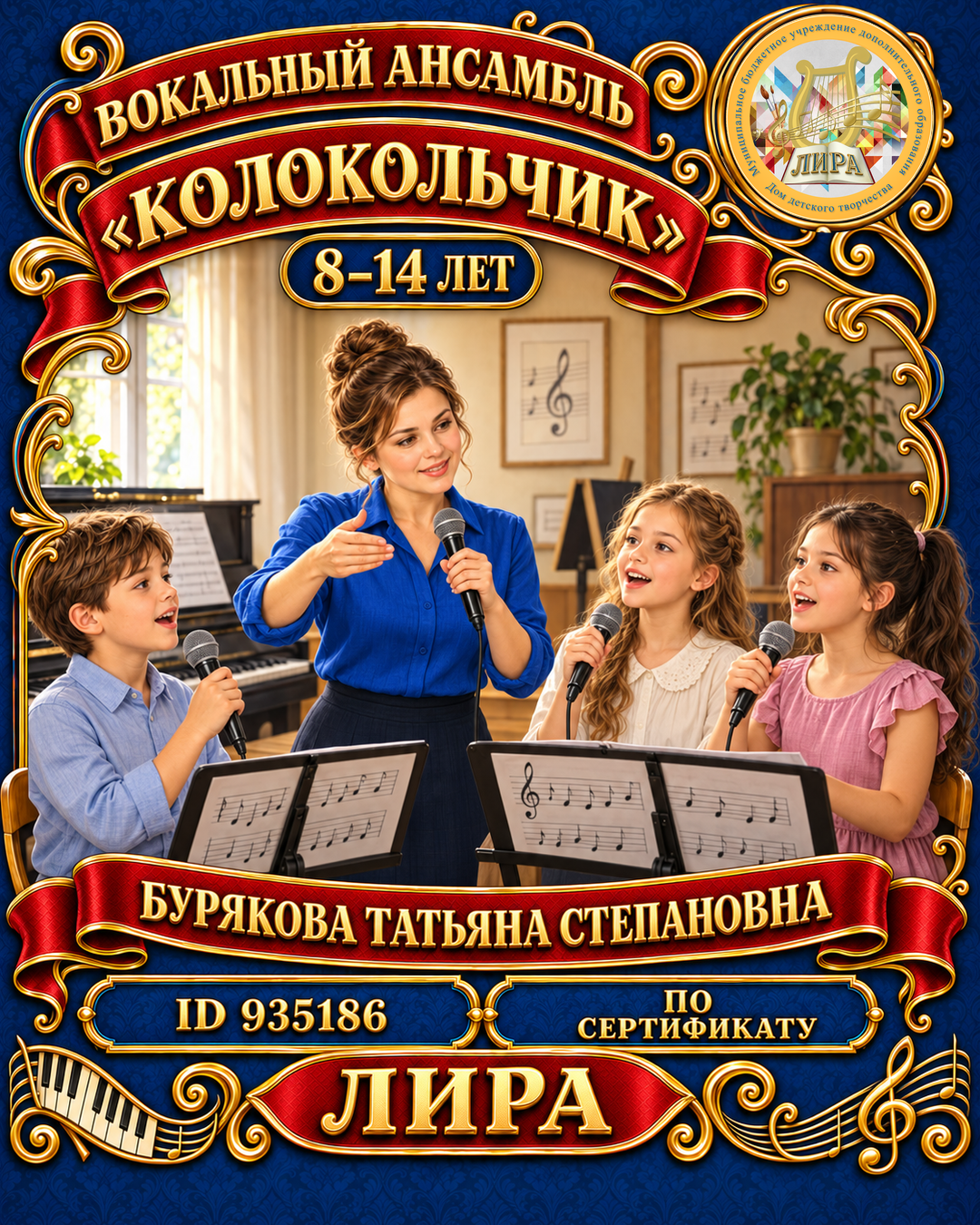 Афиша: Ансамбль Колокольчик