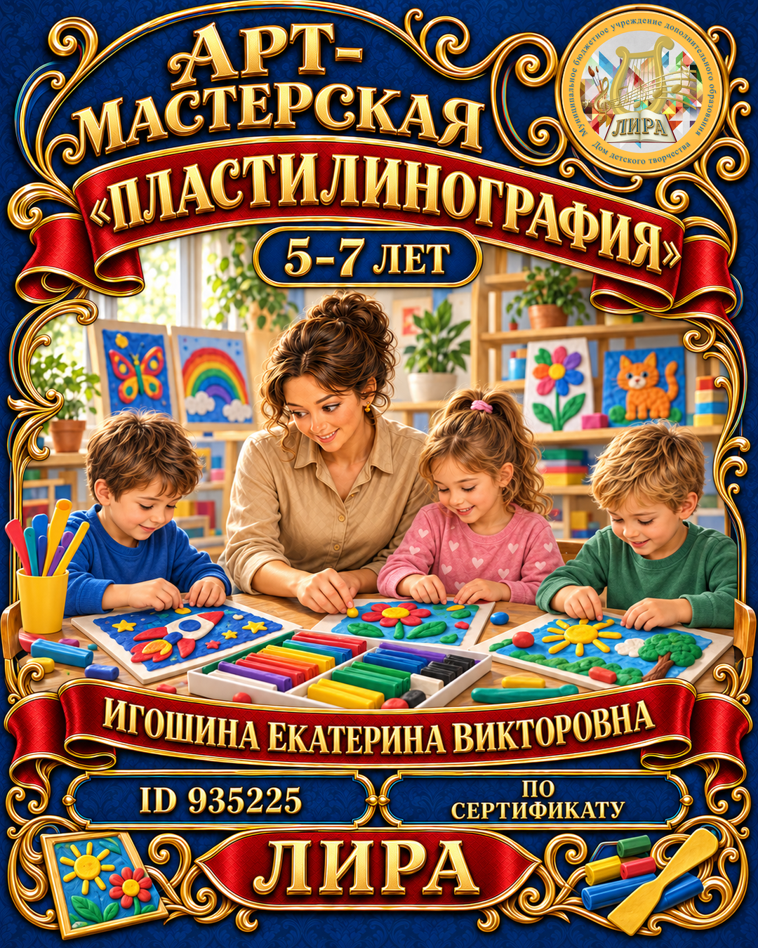 Афиша: Пластилинография