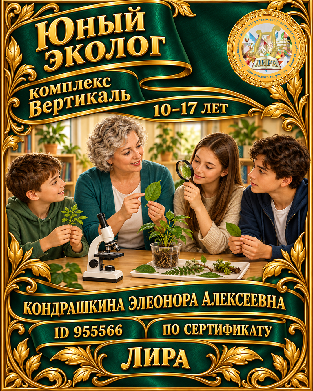 Афиша: Юный эколог комплекс Вертикаль