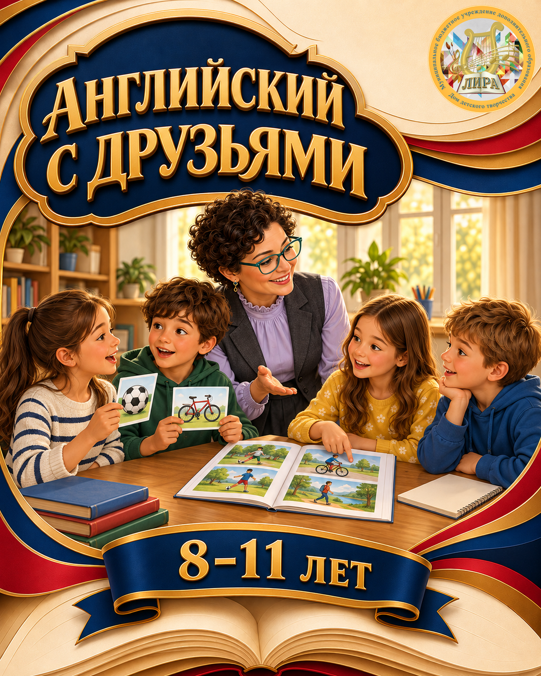 Афиша программы Английский с друзьями (на платной основе)