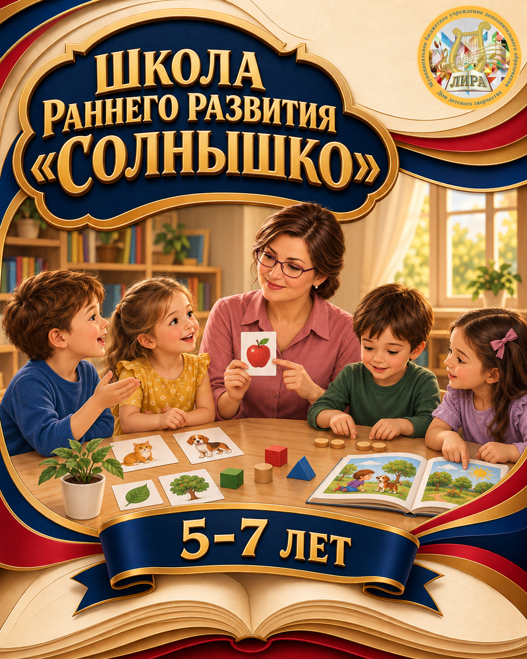 Афиша программы ШКОЛА РАННЕГО РАЗВИТИЯ «СОЛНЫШКО» ПФДОД