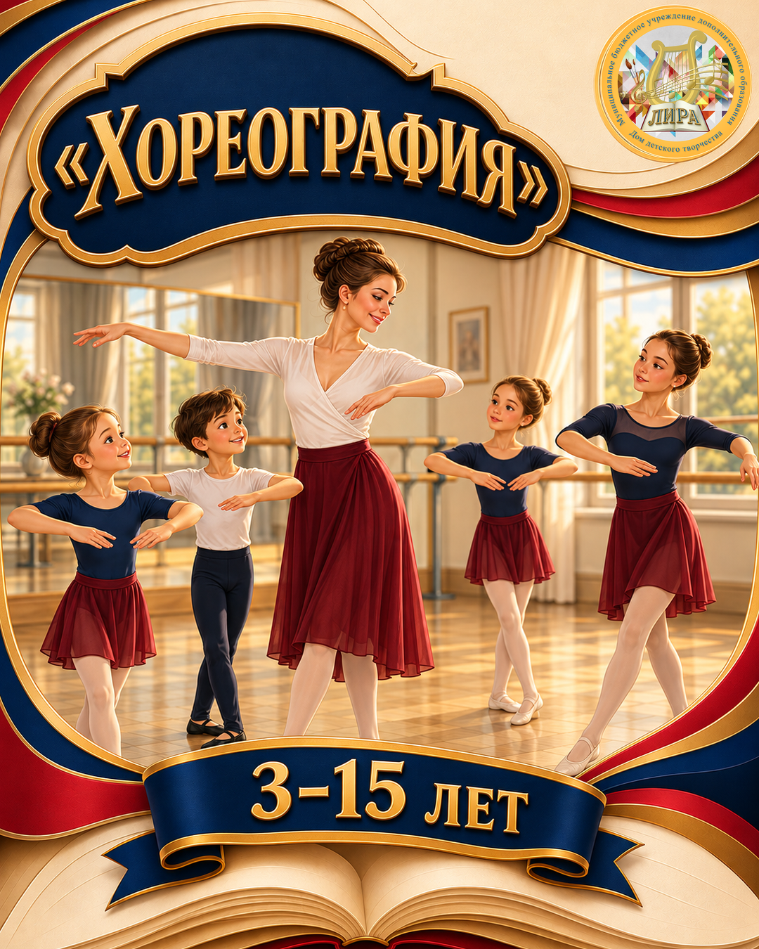 Афиша программы «ХОРЕОГРАФИЯ» (на платной основе)