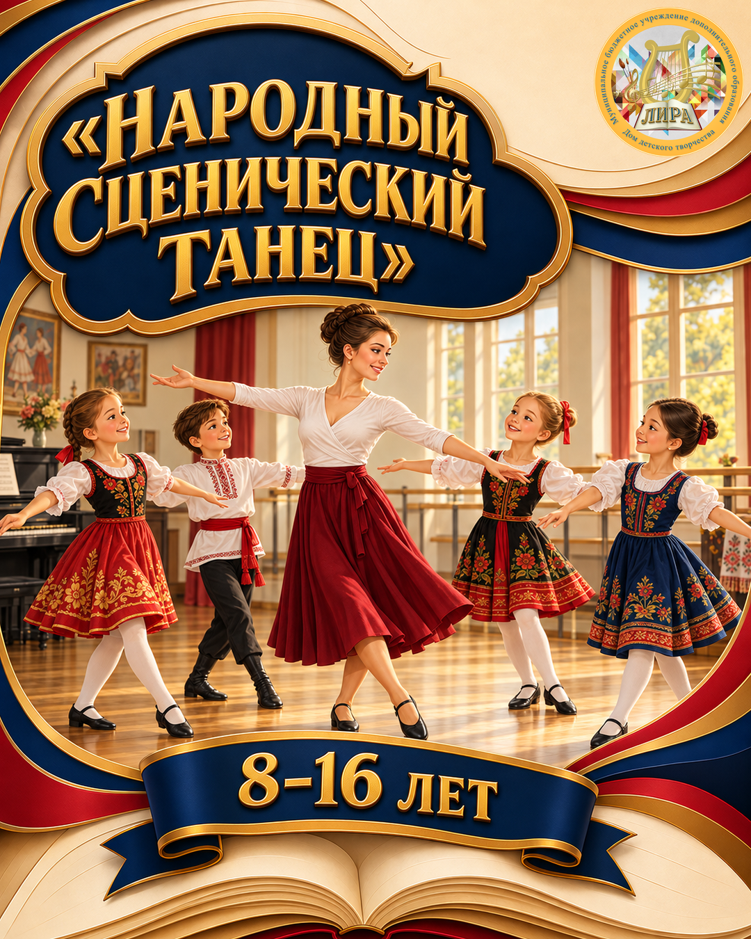 Афиша программы «НАРОДНЫЙ СЦЕНИЧЕСКИЙ ТАНЕЦ» ПФДОД